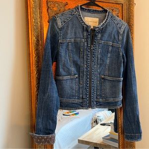 Pilcro and the letterpress Anthropologie denim jacket